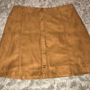 Hollister Carmel suede skirt