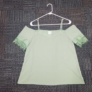 Off the shoulder tee-shirt