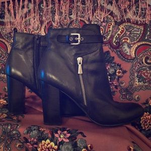 Black Ankle Boots size 9.5