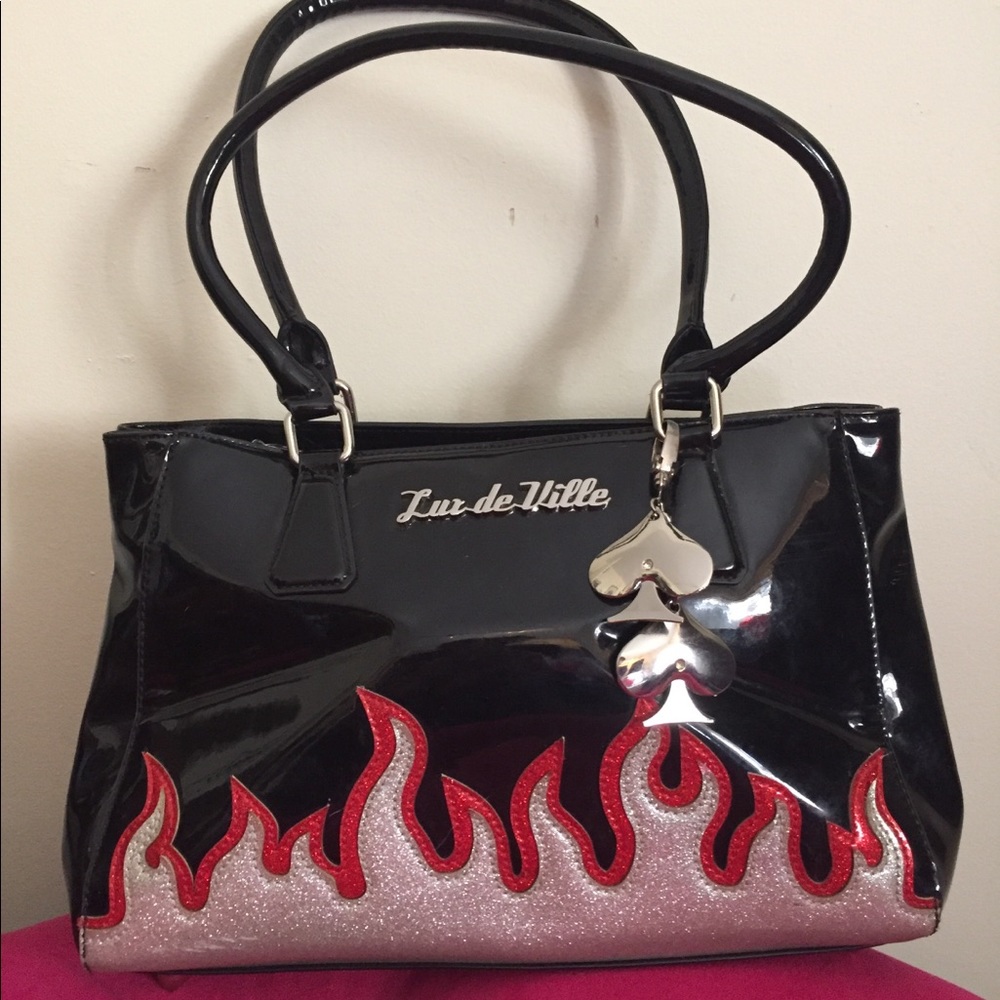 Lux De Ville flame purse