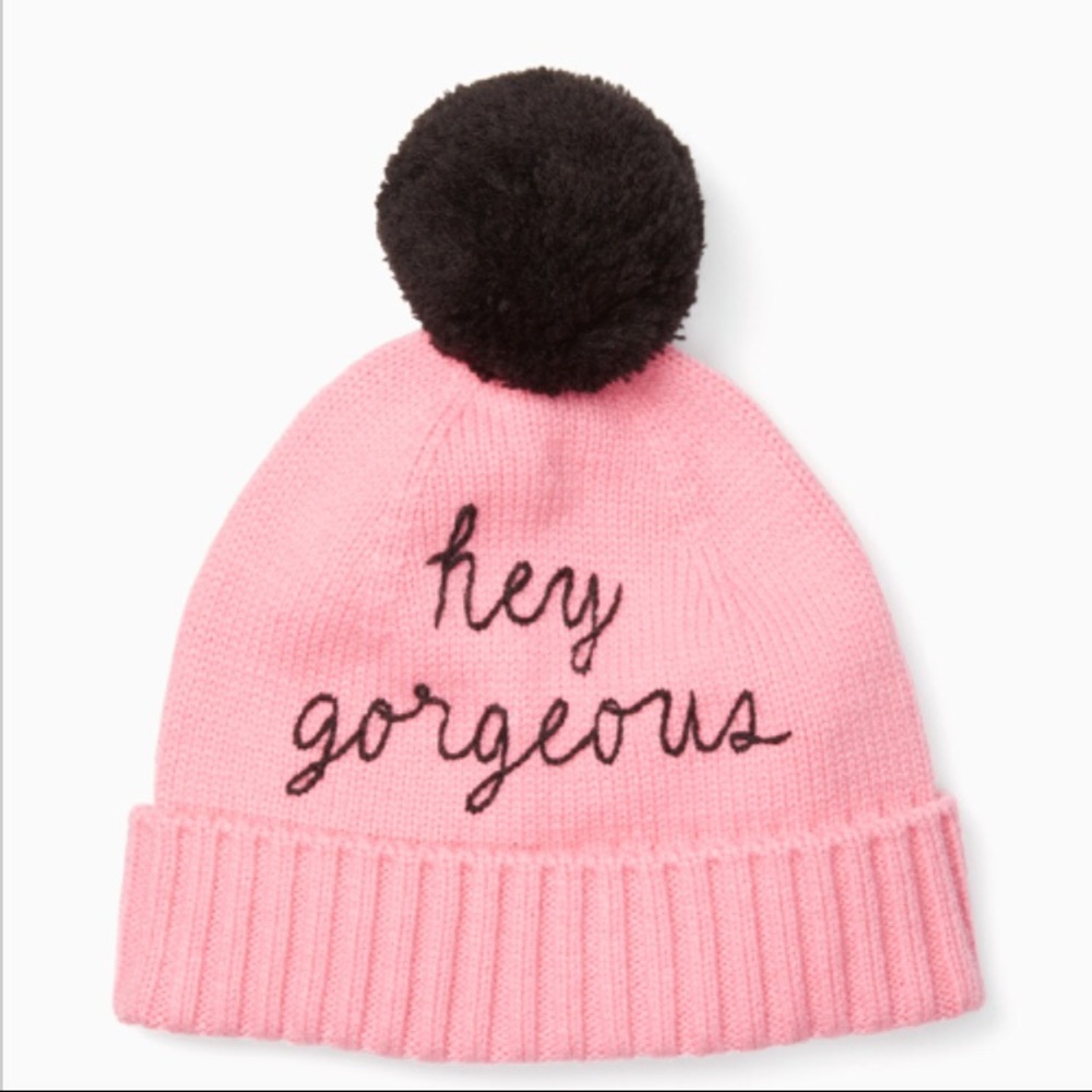 Kate Spade “Hey Gorgeous” Beanie