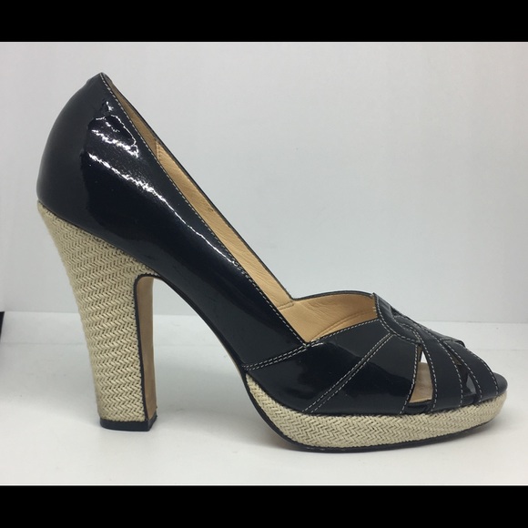 Cole Haan Womens Patent Leather Heels Sz US 9 - Picture 1 of 8