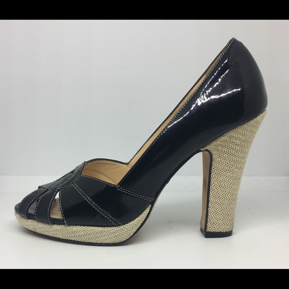 Cole Haan Womens Patent Leather Heels Sz US 9 - Picture 4 of 8