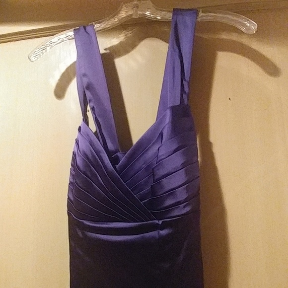 NWT CALVIN KLEIN PURPLE COCKTAIL DRESS - Picture 2 of 3