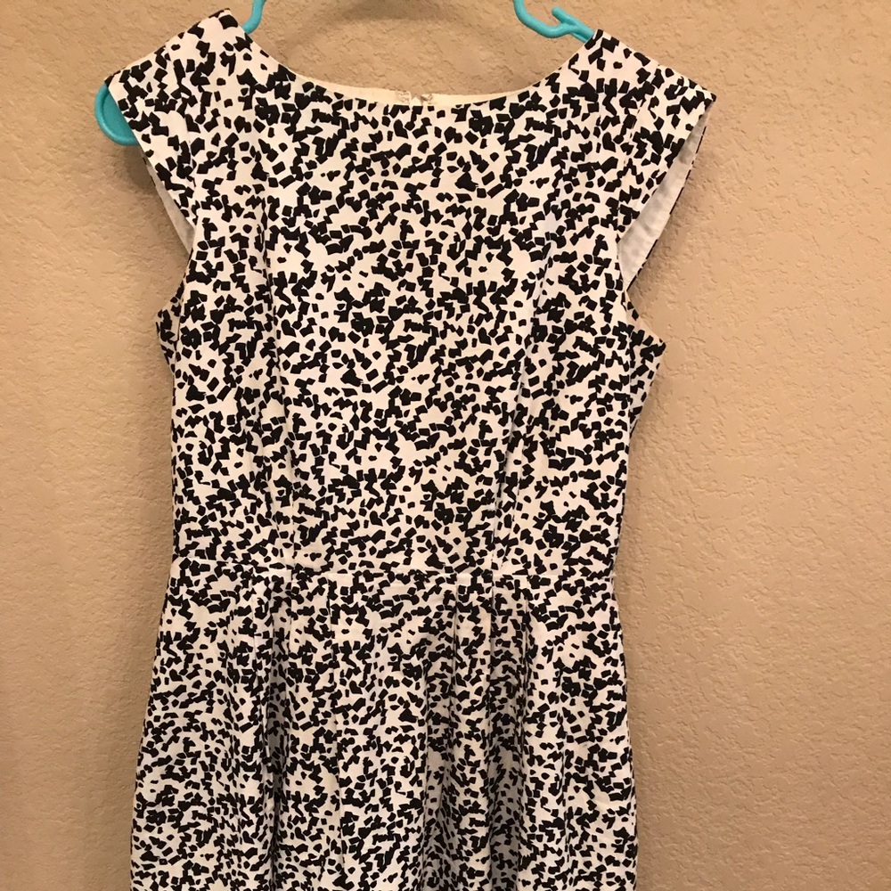 White and Black Check Chetta B (Nordstrom) Dress