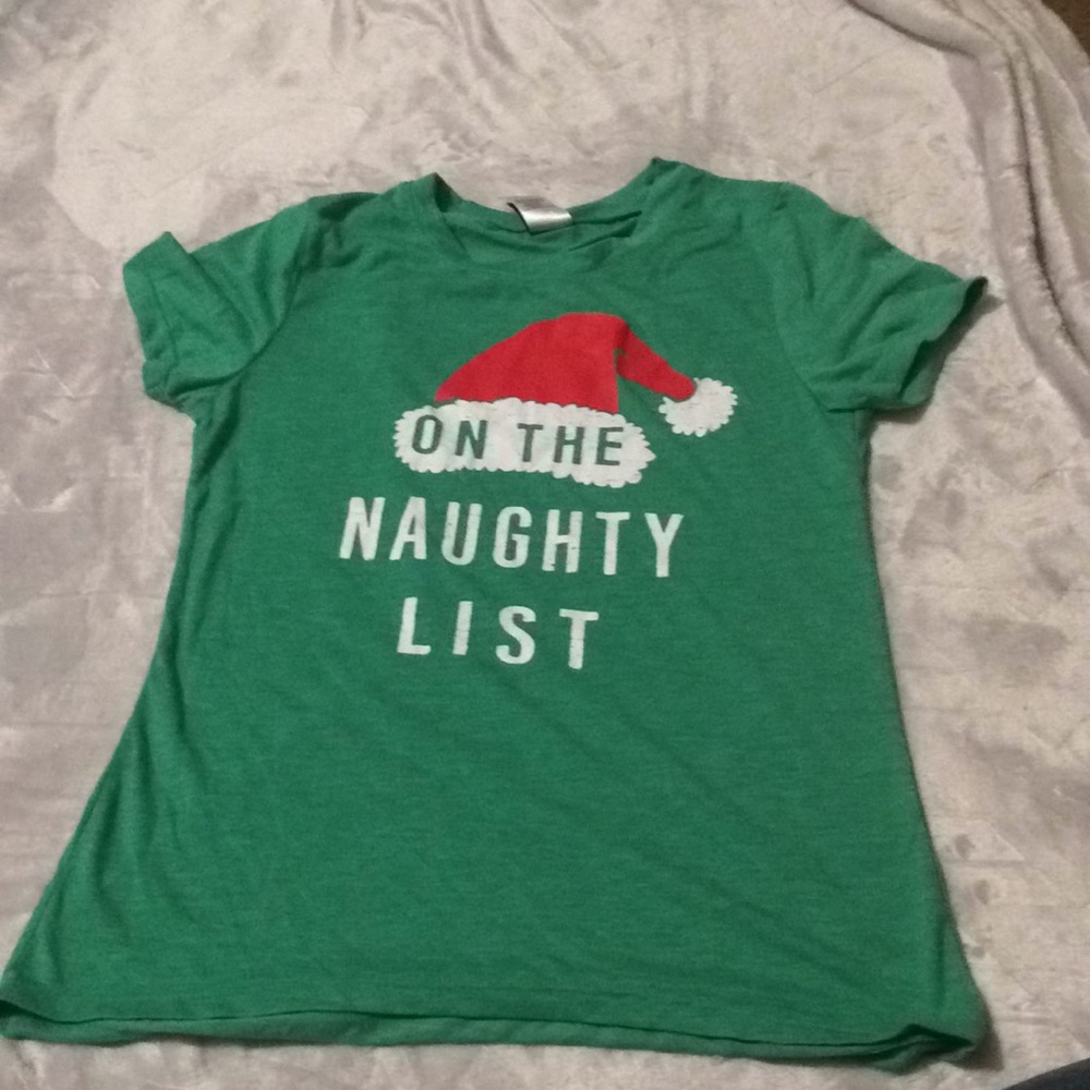 Naughty xmas tshirt