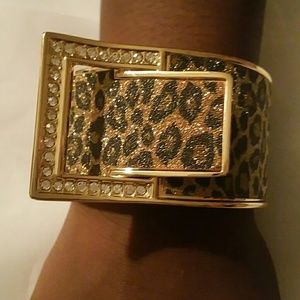 Animal Print , Silver Diamonds and Gold Lining