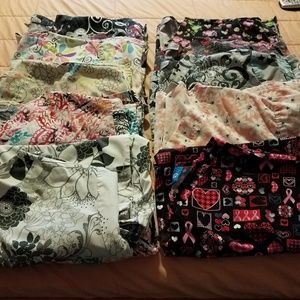 Scrub shirts - lot of 10.  Size 3x