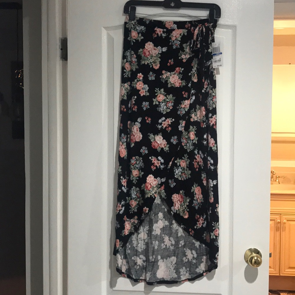 Floral maxi skirt