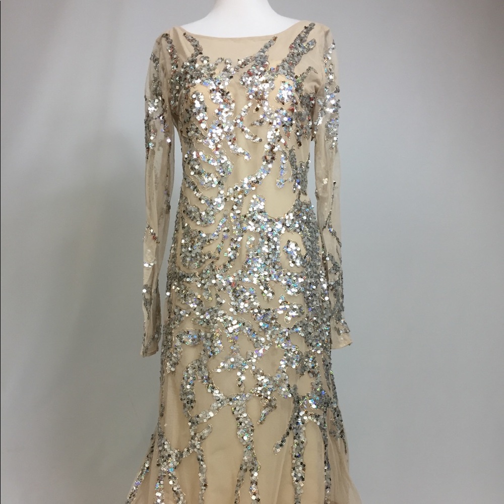 Cocktail dress with sequin details
