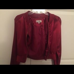 Red bomber Jacket