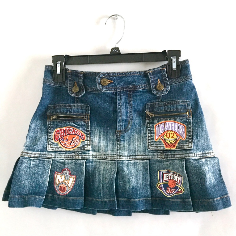 Basketball team pleated skirt