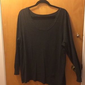 Charcoal Grey Alfani Woman Sweater Size 2X