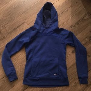 Blue Under Armour hooded Sweatshirt