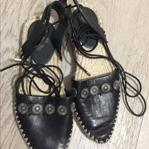 Belle by Sigerson Morrison Leather Espadrille sz 7