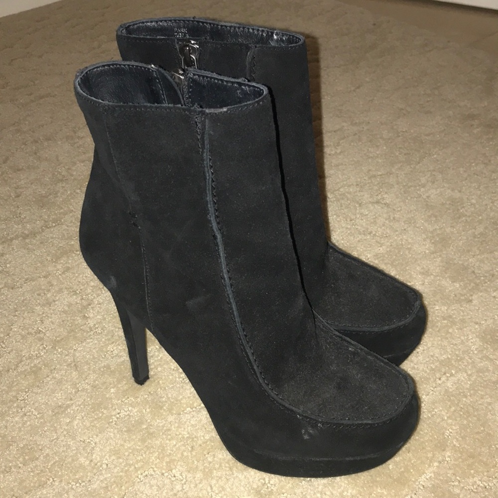 DKNY suede boots