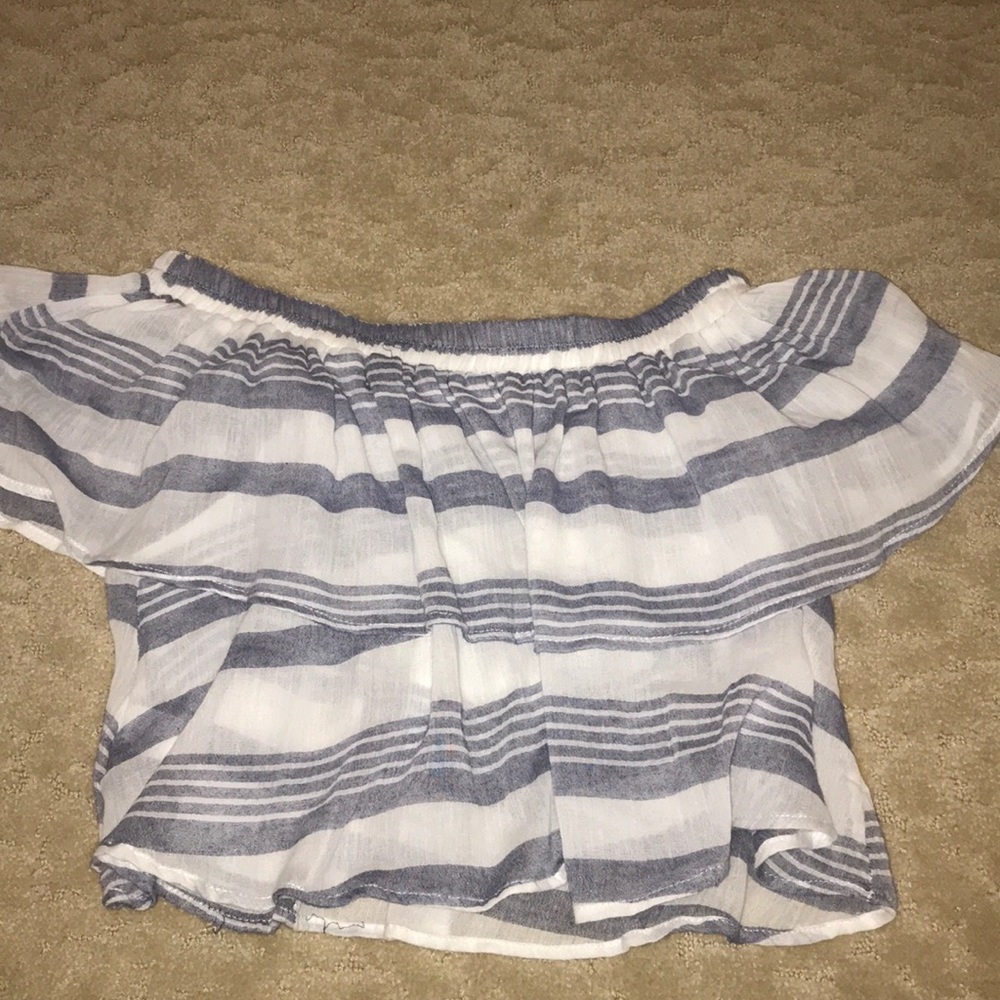 ANGL off shoulder top