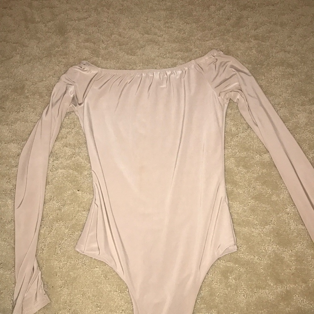 Pretty little thing off the shoulder bodysuit