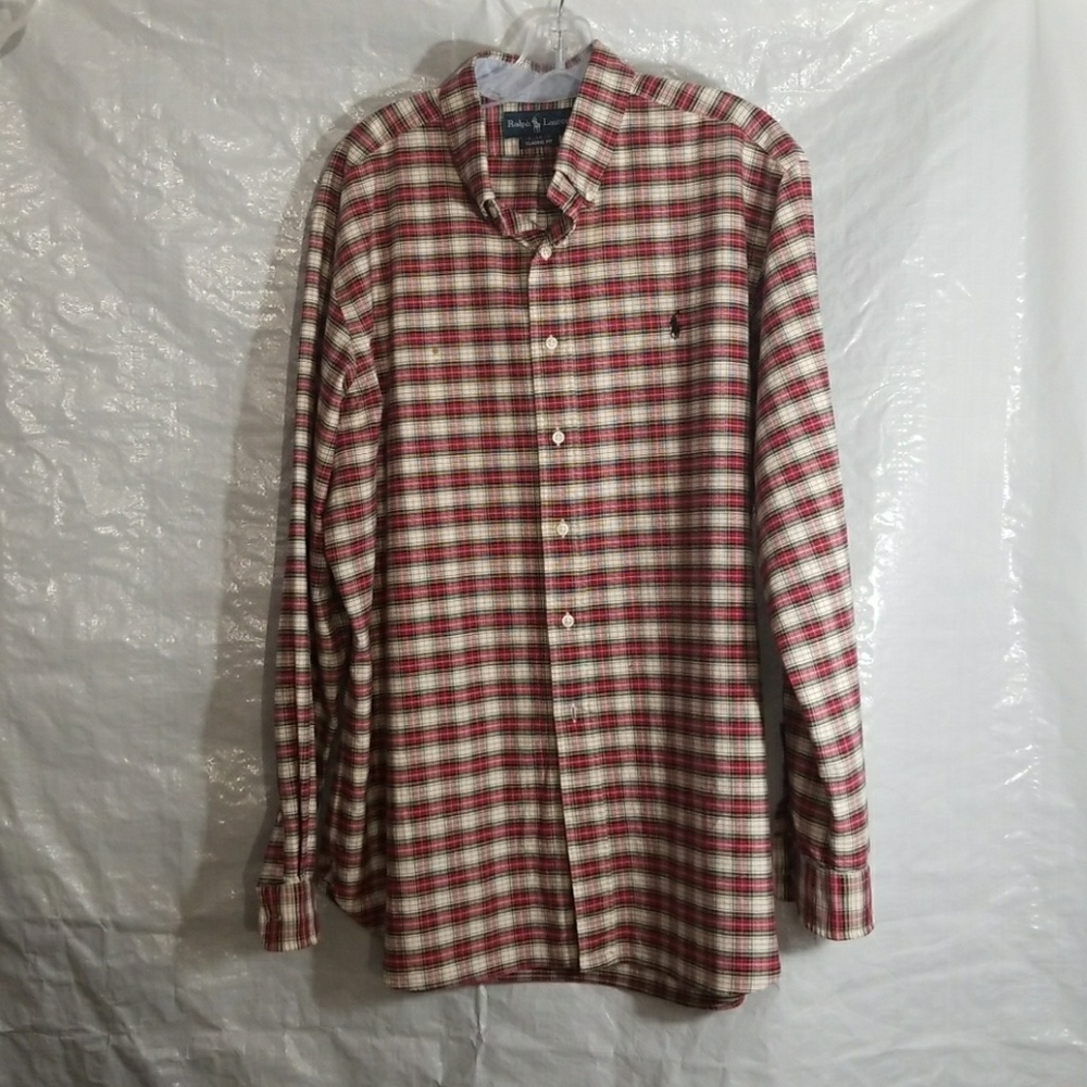 Ralph Lauren plaid classic fit shirt