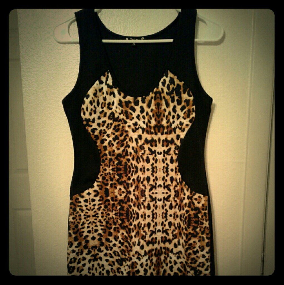 Leopard print dress