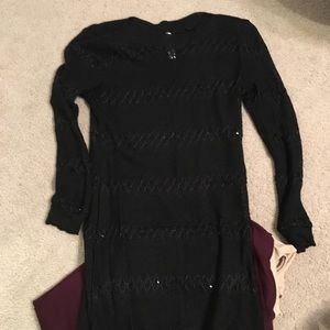 Maternity Black sequin detailed sweater