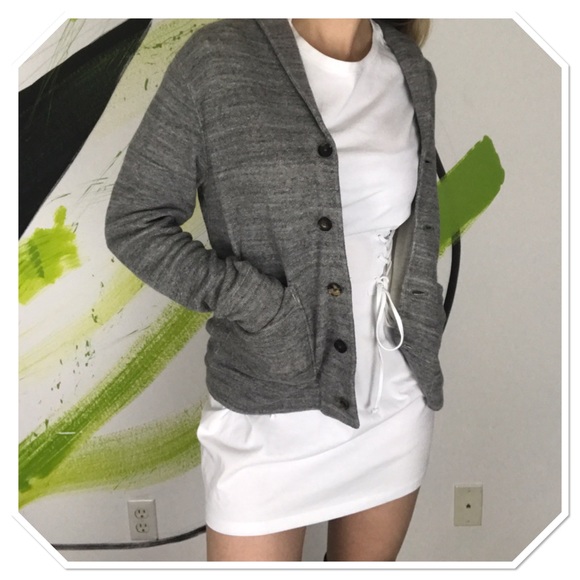 Club Monaco cardigan boyfriend fit jacket oversize - Picture 8 of 8
