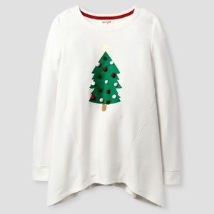 Cat & Jack Christmas Shirt Size girls 10/12 NWT!