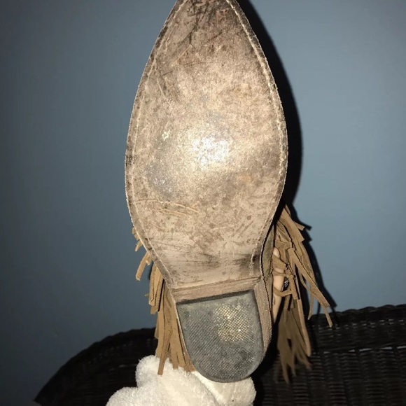 Liberty Black Fringe Boots - Picture 5 of 5