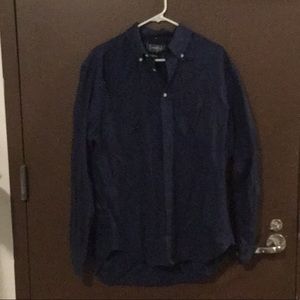 Gitman Vintage Navy Button Down