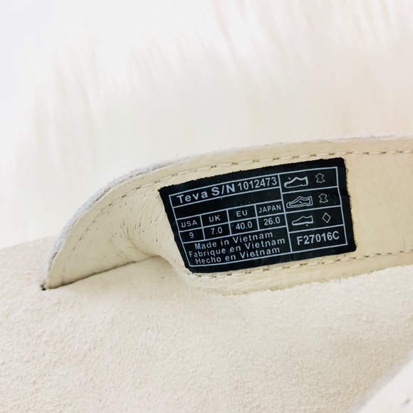 Teva White Original Patent Leather Sandal - Picture 4 of 6