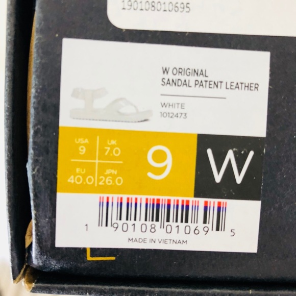 Teva White Original Patent Leather Sandal - Picture 6 of 6