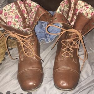 Brown boots