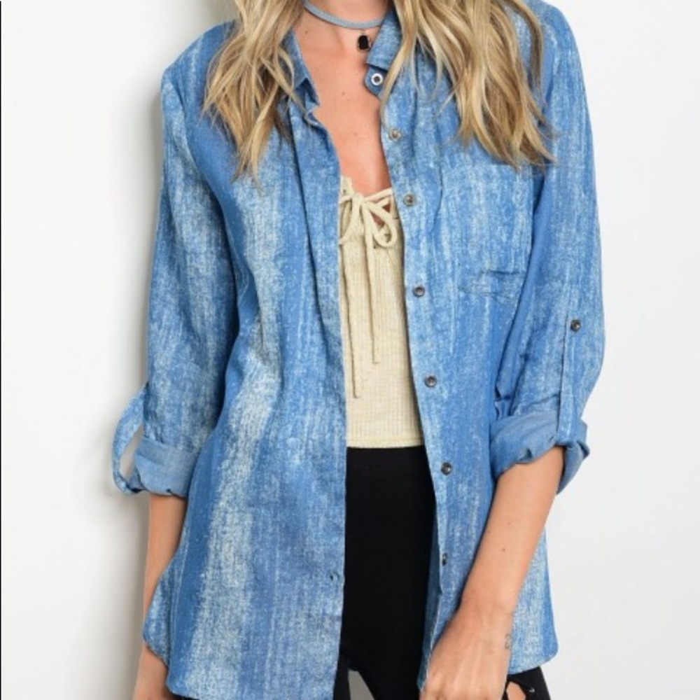 TRENDY DENIMN TOP