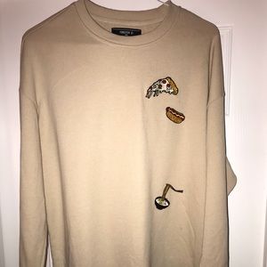 Men’s Large Forever 21 Sweatshirt (Cream color)