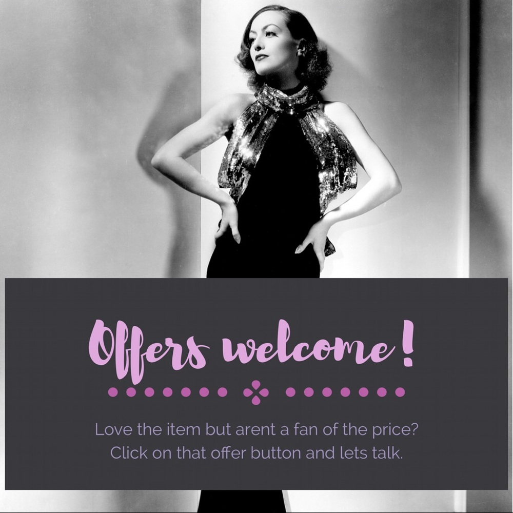 REASONABLE OFFERS WELCOME!