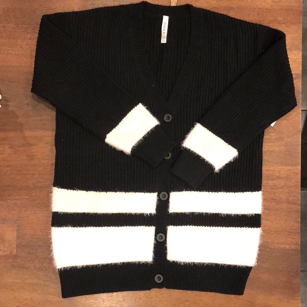 Brand new RVCA cardigan sweater