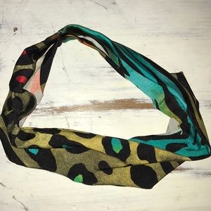 Cheetah spandex headband