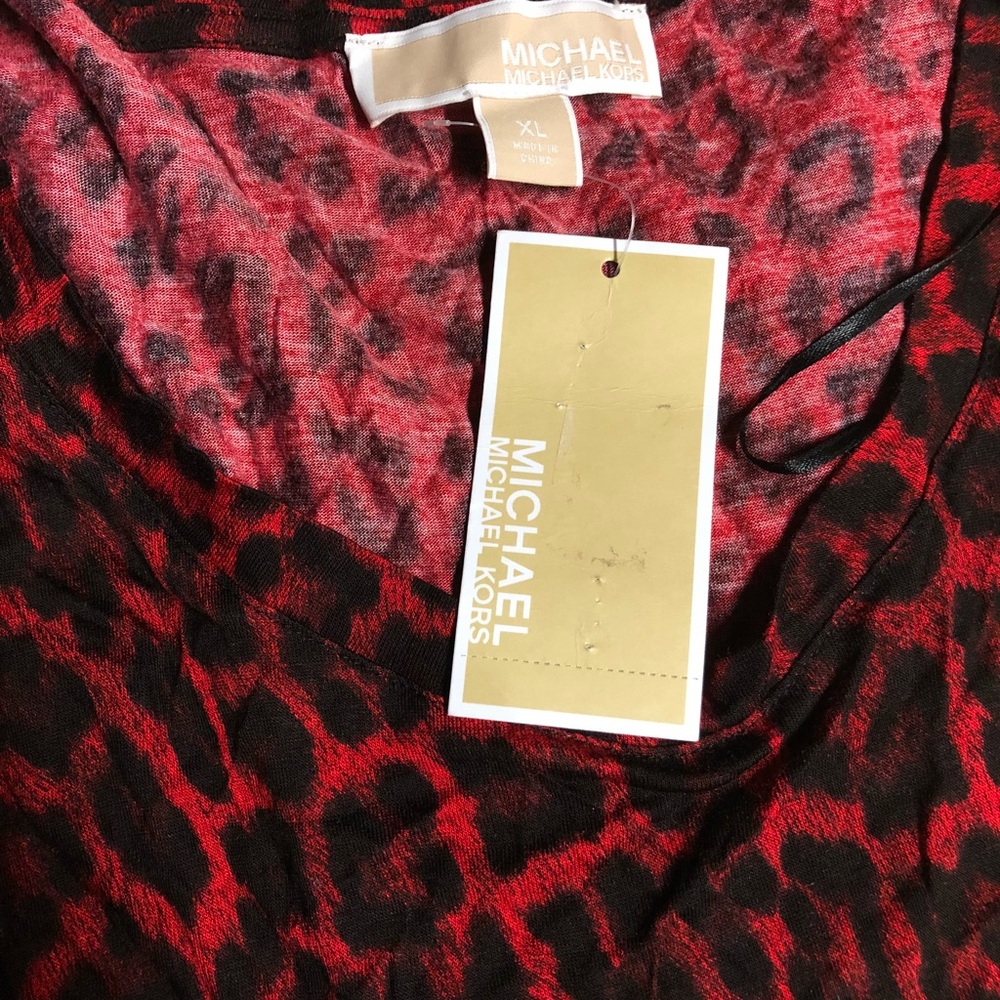 Micheal Kors Blazing Red Top
