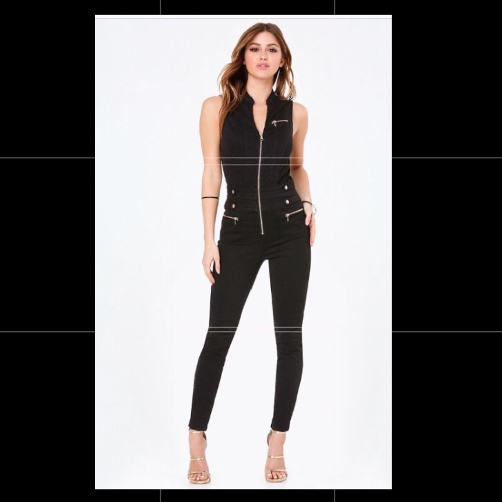 Bebe Nikita black jumpsuit