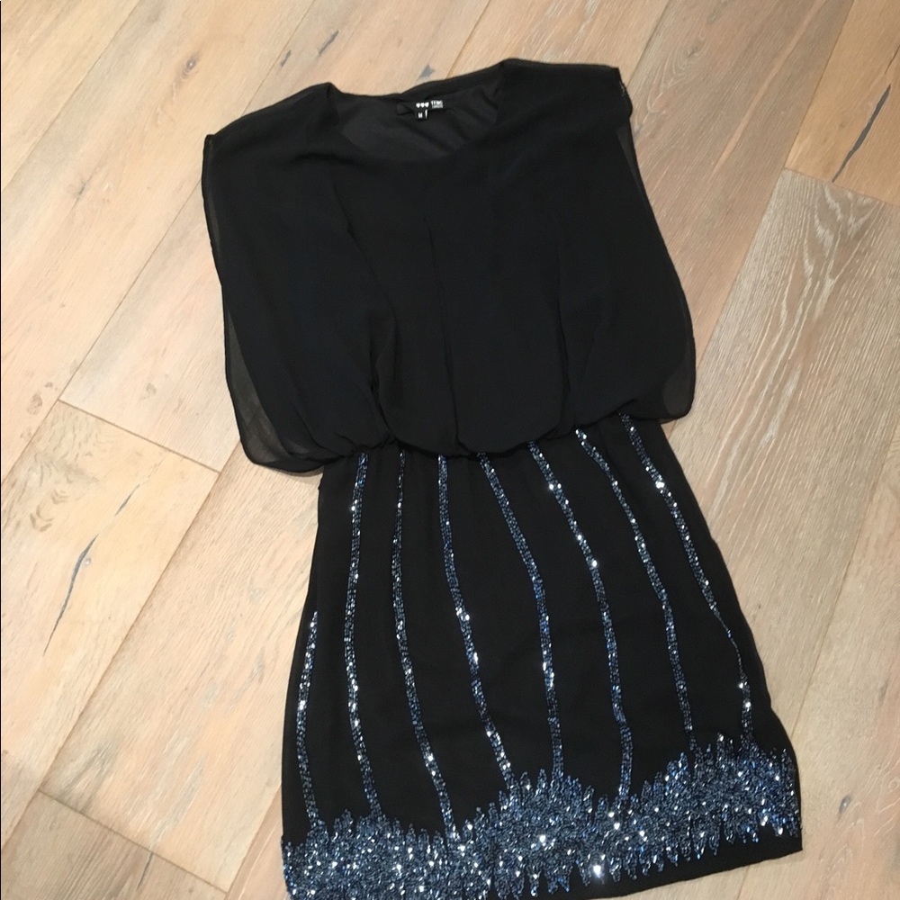 Elegant Black beaded dress