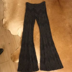 Nightcap Dixie Lace Crochet Bell Bottom Pants