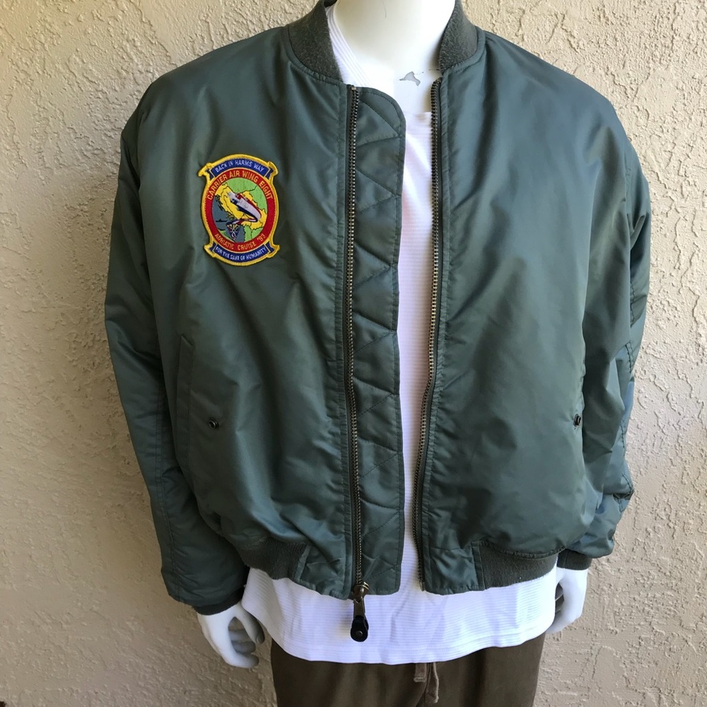 Vintage Air Force military grade bomber jacket