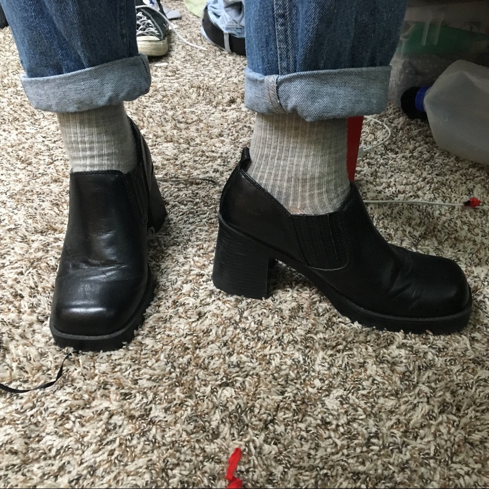 90's chunky ankle boot
