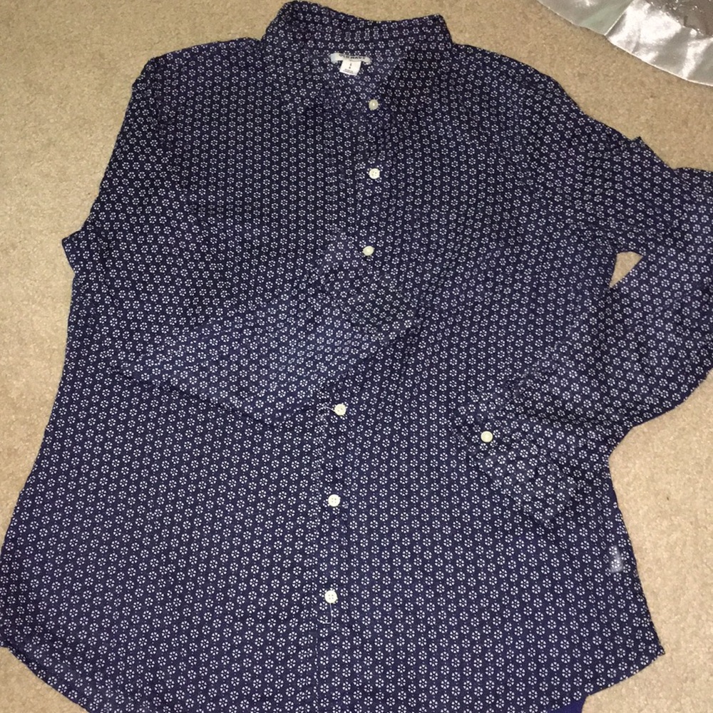Old Navy Blue & White