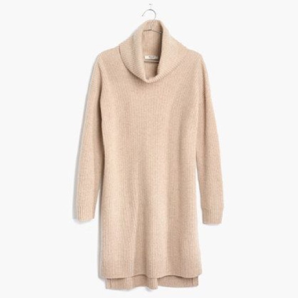 Madewell Sweater Dress M- Merino Wool Turtleneck