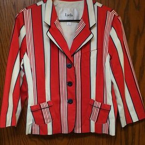 Red White & Black Luella blazer