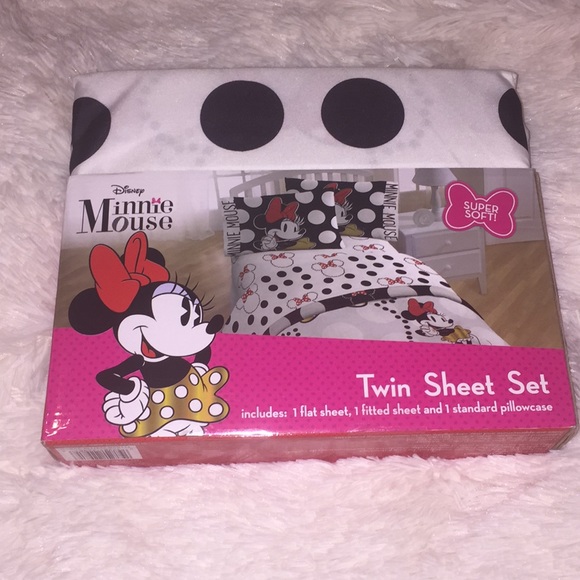 minnie twin sheet set