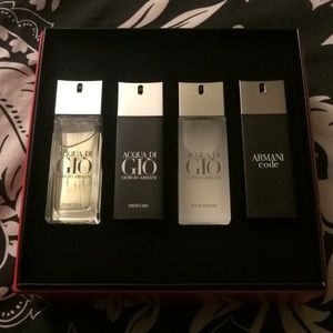 Giorgio Armani Travel size four piece set
