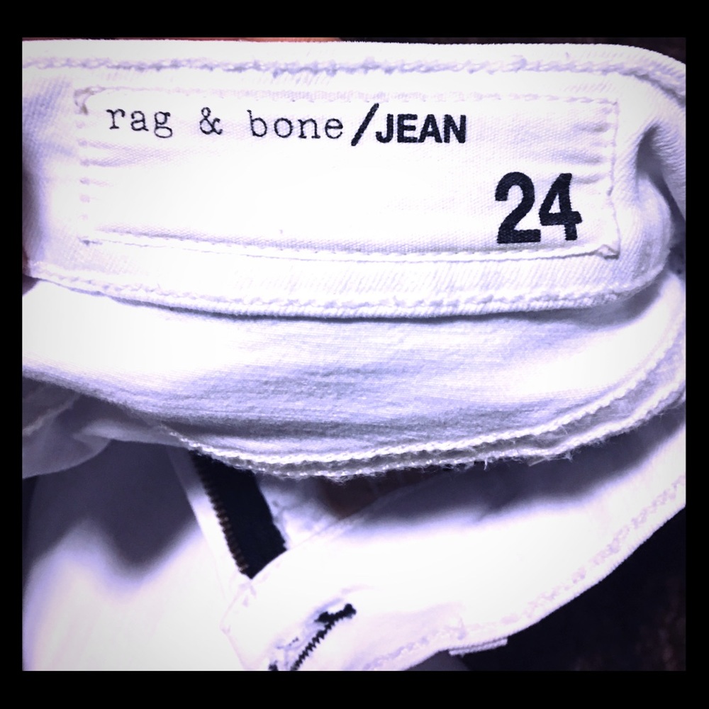 Rag & Bone Blanc Capri Fray Jean