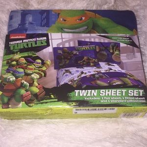 ✨NEW NICKELODEON TMNT TWIN SHEET SET